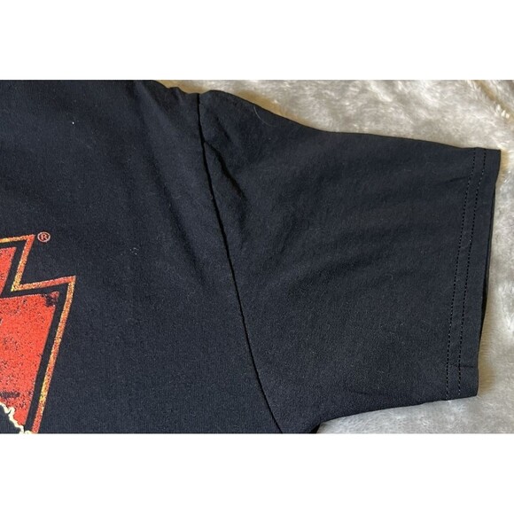 KISS Rock Band T-Shirt Size Small Black Graphic Tee Kiss World Tour‎ 77 Retro - Picture 4 of 8